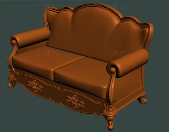 Set of furniture (KMB_0199) 3D model for CNC machine